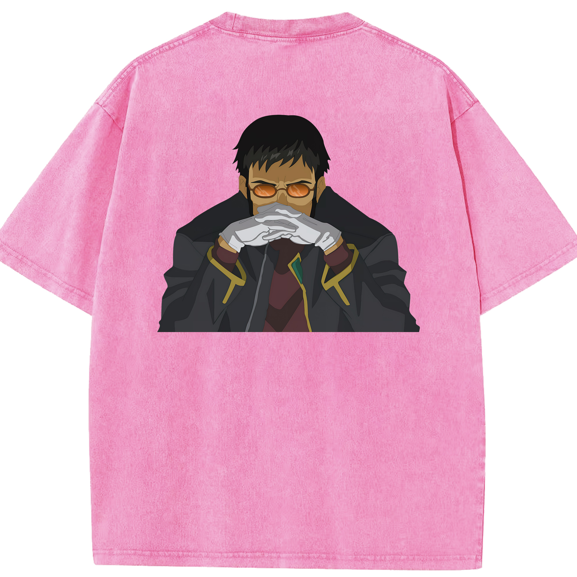 （画像用） EVA 新世紀エヴァンゲリオン 綿100% ヴィンテージ風 半袖Tシャツ（背面プリント）